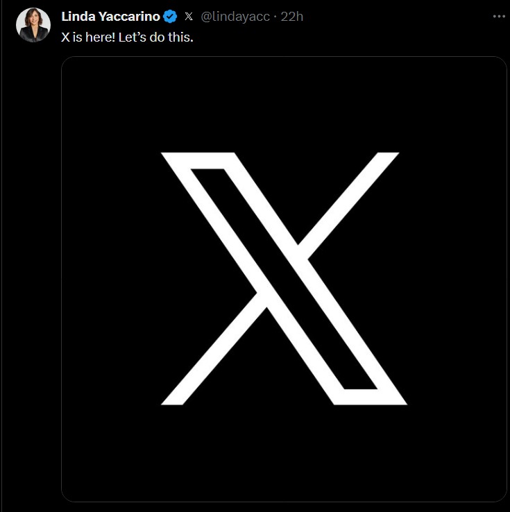 Twitter new x logo news